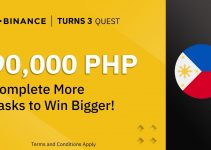 Binance Turns 3 Quest: 90,000 PHP Promo. Complete More Tasks to Win Bigger.