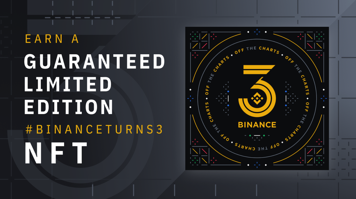 Earn a Guaranteed Limited Edition Binance NFT - #BinanceTurns3