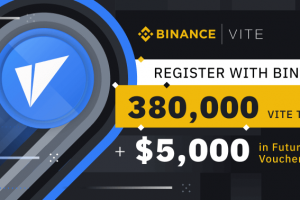 Register and Trade on Binance.com to Win Prizes – 380,000 VITE & 5,000 USDT in Futures Vouchers to be Won!