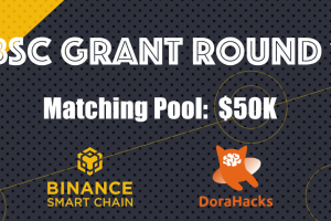 The 1st Round of Quadratic Funding Grant now live on Binance Smart Chain