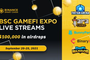 Join us for the BSC GameFi Expo! Airdrops, live streams, and top GameFi projects