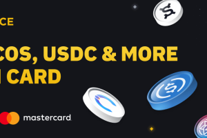 Buy COS, USDC & More Directly Using Your Credit/Debit Card