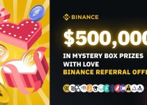 Binance Referral Valentine’s Day Special: Refer Friends to Get Mystery Boxes Worth Up to $500 Each from a Pool of $500,000 in Tokens!