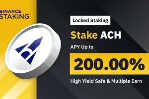 Binance Staking Launches ACH Staking with Up to 200.00% APY