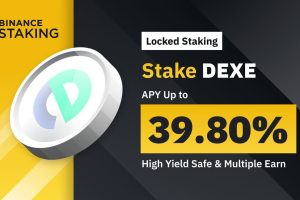 Binance Staking Launches DEXE Staking with Up to 39.80% APY
