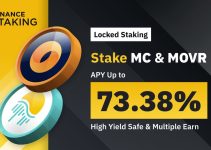 Binance Staking Launches MC and MOVR Staking with Up to 73.38% APY