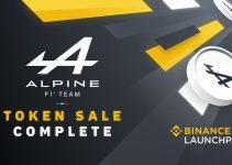 Binance Completes the Alpine F1® Team Fan Token Subscription Launchpad and Will Open Trading for ALPINE