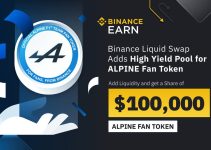 Binance Liquid Swap Will Add Alpine F1® Team Fan Token, Open Two New High-Yield Pools
