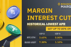 Binance Margin Launches Interest Rate Reduction Promotion For BTC, ETH, BUSD & USDT