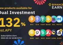 New Dual Investment Products Launched: Earn Up to 132% APY (2022-03-16)