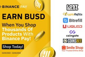Shop and Earn with Binance Pay: 1,000,000 BUSD to Be Shared