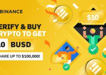 Verify & Buy Crypto to Get 10 BUSD – Share Up to $100,000!