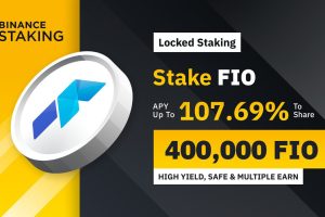 FIO Staking Special: Enjoy Up to 107.69% APY and Share 400,000 FIO in Rewards!