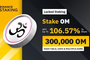 OM Staking Special: Enjoy Up to 106.57% APY and Share 300,000 OM in Rewards!
