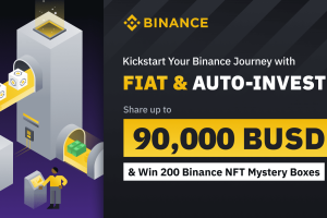 Kickstart Your Binance Journey with Fiat & Auto-Invest: Share Up to 90,000 BUSD & Win 200 Binance NFT Mystery Boxes