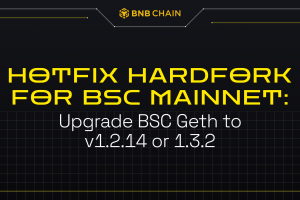 Hotfix Hardfork for BSC Mainnet: Upgrade BSC Geth to v1.2.14 or 1.3.2